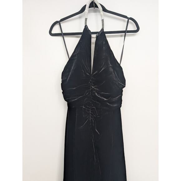 NWT Veronica Beard Josette Embellished Velvet Midi Dress Size 8 Black #2K455 - Picture 6 of 14